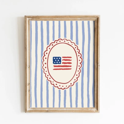 1 Tranh treo tường phong cách cổ điển, Tranh trang trí ngày Quốc khánh 4 tháng 7, Tranh trên vải canvas, Tranh in màu đỏ trắng xanh dễ thương, Tranh cờ Mỹ, Tranh in yêu nước độc đáo, Trang trí ngày Quốc khánh, Có khung hoặc không khung, Trang trí phòng, Trang trí nhà cửa, Trang trí ký túc xá sinh viên, Quà tặng trang trí tường cho khách sạn, nhà ở, phòng khách, phòng ngủ, phòng tắm và văn phòng.