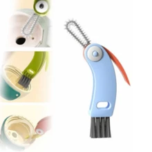 Bộ cọ vệ sinh nắp cốc 3 trong 1 - Bộ cọ đa năng phù hợp cho những không gian hẹp, miệng chai và cốc du lịch | Dụng cụ vệ sinh nắp cốc di động và bền bỉ, có nhiều màu sắc để lựa chọn (Dùng trong nhà bếp) - Màu xanh dương (1 chiếc) - Xem 7