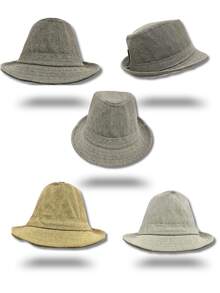 1 pieza sombrero pachuco brilloso unisex, diseño moderno y llamativo, ideal para disfraces, baile, escenarios y uso temático - Marrón Mocha - Ver 3