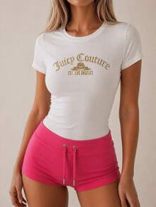 Juicy Couture Women's T-shirts White - Blanc - Voir 1