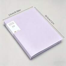 1 pièce à pochettes transparentes de format A4 30,5 * 23 cm avec 30 poches, fournitures de bureau, fournitures d'apprentissage, rangement de documents, organisateur de bureau, essentiel pour le bureau et les études - A4 - Voir 11