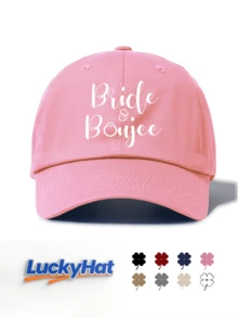 1 顶“Br*De & Boujee”印花经典棒球帽，女款，多种颜色可选；精美钻石戒指，准新娘礼物；单身派对及订婚配饰；节日旅行 - boujee - 查看 8