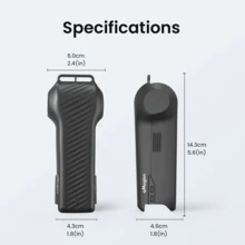 适用于 Osmo Pocket 4 的硬壳保护套，塑料材质，黑色，是假日旅行、户外活动、送礼和节日聚会的理想之选，带有滤镜收纳槽 | 全面保护 | 快速安装 | 屏幕和镜头保护 | Pocket 4 用户的理想礼物 - 查看 6