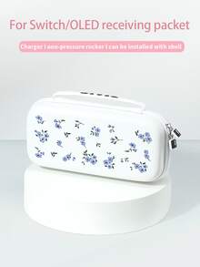 1pc Floral Plant Pattern Protective Case, Compatible With Switch 2 (2025), For Nintendo Switch NS/Switch OLED, Accessories For Switch 2 Console, Storage Bag, Switch Protective Cover, Romantic Gift For Switch Players - Multicolor - View 5