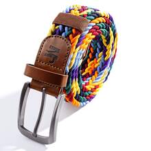 Unisex Multicolor Woven Waist Belt, Assorted Color Options Stylish Braided Strap As Wardrobe Essential Everyday Outfit Matching, Durable Well-Crafted Woven Construction Delivers Long-Lasting Wear And Stable Shaping, Classic Y2K Inspired Design Fits Seamlessly With Shorts, Trousers And Casual Daily Attire, Flexible Comfortable Fit Suits Different Body Shapes And Dressing Styles, Sleek Casual Elevates Simple Outfits With Layered Fashion Sense, Lightweight Easy-To-Match Design Daily Leisure, Casual Outings And Routine Styling, Timeless Wardrobe Accessory With Retro Vibe, Delicate Practical Choice Holiday Occasions, Thoughtful Present Sharing With Friends And Heartfelt Mother'S Day Gifting - Seven Colors - View 11