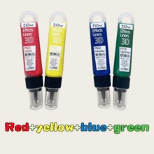 Bộ bút vẽ nghệ thuật nổi 3D, 8 màu, 4 hộp, dung tích lớn 30ml, thích hợp cho tranh kính màu, chạm khắc DIY và nghệ thuật đá. - Bút vẽ đường viền 3D - Xem 4