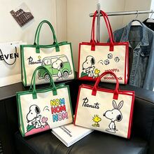 Snoopy Variety Of Crossbody Bags, Cartoon Character Printed Casual Shoulder Tote Bags, Lightweight Portable Fashion Messenger Wallets, Multifunctional Daily Storage Bags Suitable For Travel, Shopping, School, Office, Weekend Gatherings, And Anime Fans - Multicolor - View 1