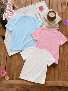 Young Girls T-Shirts - White - View 2