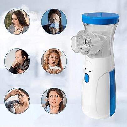 [W302 mini nebulizador de inhalación portátil silencioso]Inhalador de mano, nebulizador portátil silencioso, nebulizador de malla ultrasónico, nebulizador de malla médica para adultos y niños, mini nebulizador ultrasónico TORW