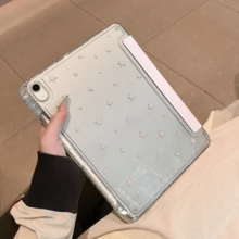 华为MatePad 2/MatePad SE (2023) 11英寸平板电脑保护套，三折翻盖式设计，带笔槽，透明硬壳，兼容华为MatePad SE 11英寸、MatePad 11.5S (2026)、A16、第11代、第9/8代、10.2英寸和第10代平板电脑保护套 - 無色 - 查看 3