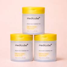 Medicube Toner Pads Kojic Acid Turmeric Clarifying Toner Pad – Daily Skin Care, Smooth & Refresh Skin, Easy-To-Use Pads - hộp màu vàng 3 - Xem 1