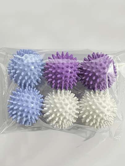 6个装蓬松洗衣球 - 宠物毛发去除器，吸收并去除衣物上的毛发，洗衣机清洁球 - 提升您的洗衣体验。洗衣机配件：可重复使用的洗衣球、洗衣机球、洗衣烘干球、洗衣机和烘干机通用烘干球、洗衣、滚筒烘干机、烘干球、洗衣、洗衣球、滚筒烘干球、清洁、旅行必备