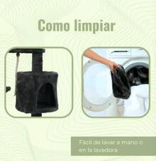 Árboles y casas para gatos - Negro - Ver 5