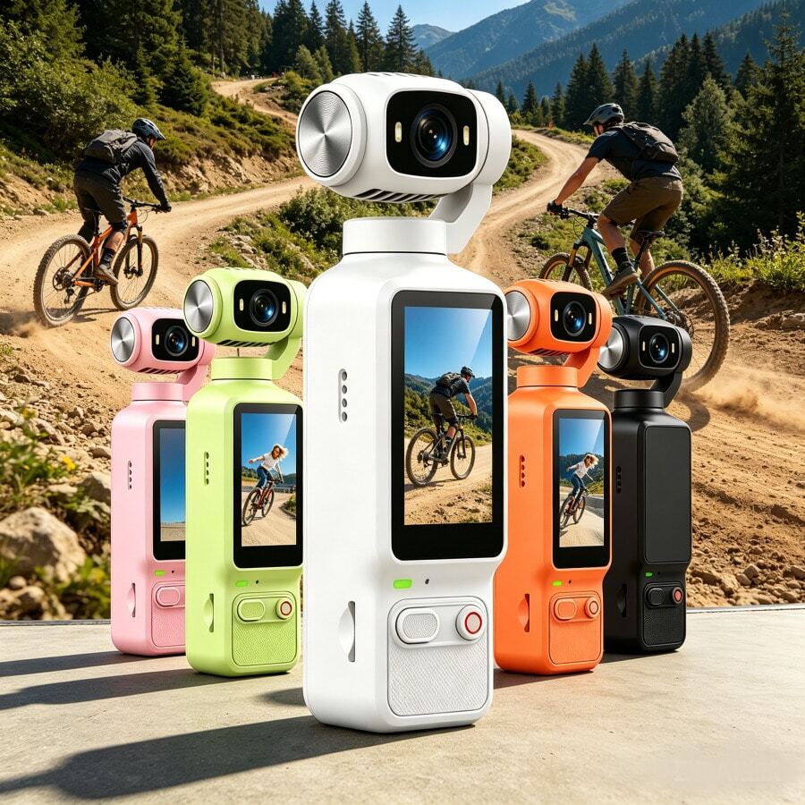 The Portable Action Camera LK-032 Is A Mini Action Camera With 1080p Resolution, Ideal For Travel, Cycling, And Vlogging. It Comes With A 128GB SD Card And An HD Lens With A Flash. - 查看 1