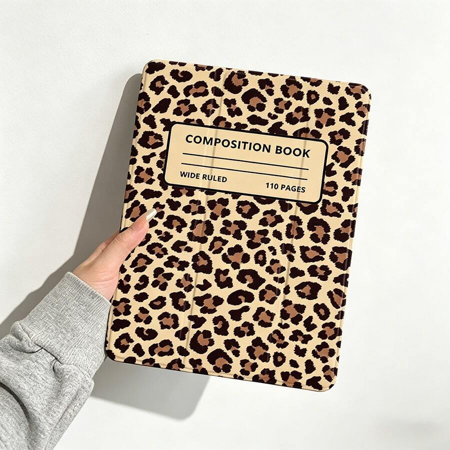 Leopard Spots Print Pattern Tablet Case | Flip Cover Folds Into Stand | Includes Pen Slot - Nhiều màu - Xem 1