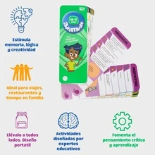Novelty Abremente 10-11 Years Educational Question And Answer Cards To Stimulate Neurons - Mint Green - View 8