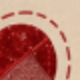 Beige sobre Rojo