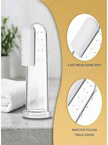 1/2/4pcs Must-Have Viral Pet Oral Care Tool Soft Silicone Comfort-Fit Dog & Cat Finger Toothbrush For Precise At-Home Cleaning Removes Plaque & Tartar For Fresh Breath Vital For Daily Gum Health Routine Preferred By Small Breed Owners Gentle Silicone Pet Dental Brush Easy To Use Fingertip Toothbrush For Puppies Kittens Small Medium Large Dogs Cats Effective Pet Teeth Cleaning Tool To Eliminate Bad Breath Prevent Gum Disease Build Professional Vet-Recommended At Home Pet Dental Care Kit Essential Pet Grooming Supplies For Daily Oral Hygiene Perfect Finger Brush For Easy Deep Cleaning. - View 8