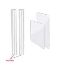 Juego de herramientas profesionales para esculpir arcilla blanda - Tablero de modelado rectangular transparente, aguja de detalle para dar forma, rodillo hueco de acrílico, cuchillo de dar forma, herramientas de corte/rebanado de cerámica, juego de impresión de textura, accesorios para escultura artesanal - Multicolor - Ver 12