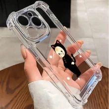 Appleおよびスマートフォンに対応。プレミアムTPU素材を使用し、エアバッグ落下保護設計を採用。IDカード用のカードホルダー付き。 猫風呪い服の子供ケース  11  17e 手机壳  17e 手机壳 家族、恋人、友人、そして子供たちへのプレゼントに最適です。  A26 5G/A25/14/17/15 Pro/16 Pro/17 Pro/16/A34/11 Pro Max/17 Pro Max/14 Pro/12/ 13 pro/13/13 Pro Max/A54 5G/11 Pro/16 Plus/A56 5G/17e/15 Pro Max/12 Pro Max/A35 5G/16e/15/A36 5G/16 Pro Max/A55 5G/14 Pro Max/A14/A15 5G/Apple  Air/A53 5G/14 Plus/15 Plus/12 Pro - クリア - チェックする 5