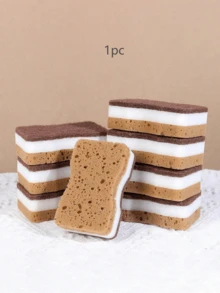 20/15/10pcs Multi-Purpose Cleaning Sponges, Ultra Absorbent & Durable Kitchen Scrub Sponges, Dual-Use For Dishes, Bathroom, Cookware, Portable Lightweight Design For Travel, RV, Dorm, Perfect For Everyday & Holiday Cleaning Tasks - New Model - View 16