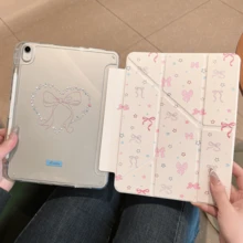 Tương thích với ốp bảo vệ máy tính bảng iPad thế hệ thứ 11, vỏ bảo vệ A16 có khe cắm bút cảm ứng, mặt lưng acrylic trong suốt cao cấp, có thể tùy chỉnh DIY, chức năng ngủ/thức thông minh, chân đế gập đa năng hình chữ Y, chất liệu da PU thời trang, tương thích với iPad Air 11, iPad thế hệ thứ 9 10.2", iPad thế hệ thứ 10, và iPad Pro 11, vỏ bảo vệ máy tính bảng Air 11. - Trong sáng - Xem 6