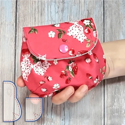 Cute Coin Purse Sewing Template, Transparent Acrylic Patchwork Template, Multi-Functional DIY Handbag Sewing Patchwork Ruler, Suitable For Sewing DIY Patchwork Pattern Drawing And Handicrafts, Handcraft Lovers Cutting Template