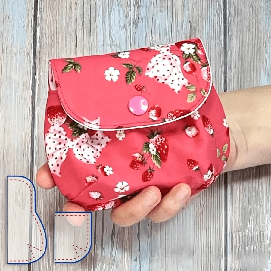 Plantilla de costura para monedero lindo, plantilla acrílica transparente para patchwork, regla multifuncional de costura y patchwork DIY para bolsos, adecuada para dibujar patrones de patchwork y manualidades DIY, plantilla de corte para amantes de la artesanía - A - Ver 1