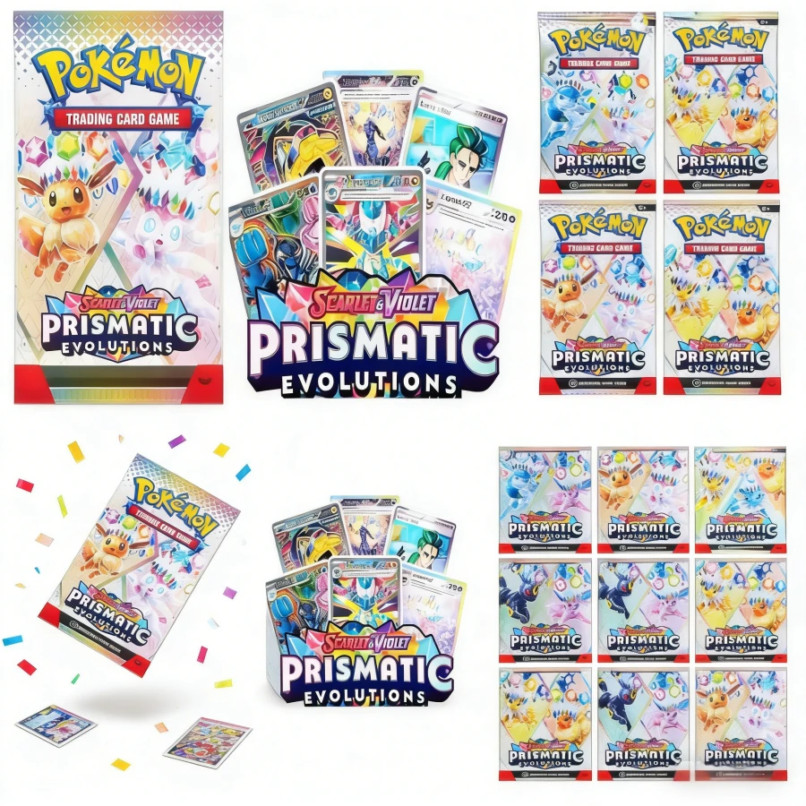 360pcs Mixed Collectible Cards, Holographic Foil Cards, Hot Stamped Monster Trading Card Set, Cartoon Anime Style, Holiday Gift - Multicolor - View 1