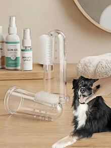 1/2/4pcs Must-Have Viral Pet Oral Care Tool Soft Silicone Comfort-Fit Dog & Cat Finger Toothbrush For Precise At-Home Cleaning Removes Plaque & Tartar For Fresh Breath Vital For Daily Gum Health Routine Preferred By Small Breed Owners Gentle Silicone Pet Dental Brush Easy To Use Fingertip Toothbrush For Puppies Kittens Small Medium Large Dogs Cats Effective Pet Teeth Cleaning Tool To Eliminate Bad Breath Prevent Gum Disease Build Professional Vet-Recommended At Home Pet Dental Care Kit Essential Pet Grooming Supplies For Daily Oral Hygiene Perfect Finger Brush For Easy Deep Cleaning. - View 2