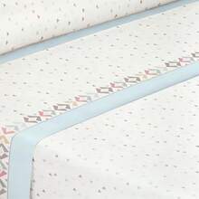 Summer Polyester Sheet Set, Quick-Drying And Soft, With A Variety Of Floral And Geometric Prints For A 105cm Bed - Modelo A - 查看 2