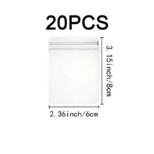 1pc Matte Transparent Jewelry Storage Booklet With 20pcs Anti-Oxidation Storage Bags, Women Jewelry Organizer Box, Jewelry Pouches For Rings, Earrings And Necklaces, Gift Organizer And Storage Container For Jewelry, Accessories, Beads, Stones - View 14