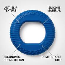 Silicone Wrist Joint Expander Rings - Durable Non-Slip Design With Textured Surface, Hand Exerciser, Fitness Accessory For Muscle Building And Body Shaping, High-Quality Construction - Multicolor - View 1