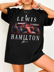 L-LewisS H-HamiltonS F-FormulaS One Sweatshirt, L-LewisS H-HamiltonS Shirt, Hamilton F1 Sweater, L-LewisS H-HamiltonS 44, F1 Shirt L-LewisS H-HamiltonS, F1 Shirt - Black - View 6
