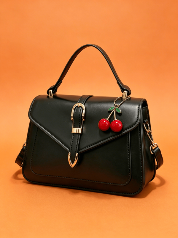 1 pieza Bolso de mujer con decoración de flecha, elegante bolso de mano para damas, práctico bolso de hombro casual para mujer, asequible bolso cruzado para damas, bolso de mujer de unicolor con costura y bolsillo para la billetera, adecuado para verano, oficina, compras, viajes, gran regalo