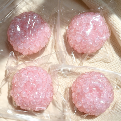 2026 New - Squishy Toys - Squishy Cube - Fidget Toys - Needo - Cheese Squishy - Stress Ball - Valentine's Day - Gift For Couple - Partner Gift - Squeeze Popping Stress Relief Ball - Multi-Color Transparent Bead Design - Moldable Jelly Texture - Squeeze & Make Sound For Stress Relief - Cute Transparent Appearance - Skin-Friendly Material - Portable Compact Size - Office & Home Relaxation - Daily Stress Relief Toy