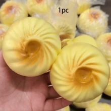 包子造型慢回弹捏捏乐，柔软饺子造型，奶香浓郁，回弹缓慢，舒缓压力，生日/节日礼物，日常惊喜礼物，创意桌面装饰，派对小礼物，春夏皆宜 - 彩色 - 查看 13