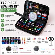 1 Set Portable Sewing Tool Kit, 10pcs Including Thread Box, Mending Needles, Threader And Other Handcraft Sewing Supplies, Suitable For Valentine's Day, Wedding, Birthday, Sewing, DIY Crafts - Sewing Accessories Set - View 9