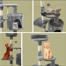 Árboles y casas para gatos - Negro - Ver 9