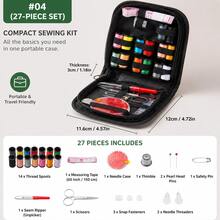 1 Set Portable Sewing Tool Kit, 10pcs Including Thread Box, Mending Needles, Threader And Other Handcraft Sewing Supplies, Suitable For Valentine's Day, Wedding, Birthday, Sewing, DIY Crafts - Sewing Accessories Set - View 10