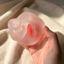 2026 Nuevo - Juguete antiestrés de mochi de fresa realista - Exterior suave, masticable y estirable transparente - Multicolor - Ver 5