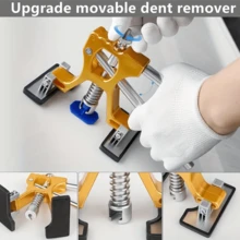 Bộ dụng cụ sửa chữa vết lõm chuyên nghiệp cho ô tô - Dụng cụ loại bỏ vết lõm kèm 10 vòng đệm, dụng cụ kéo thân xe cầm tay, phù hợp cho bộ dụng cụ kéo vết lõm thân xe ô tô. - A - Xem 4