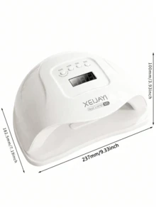 1pc White UV LED Nail Lamp With 24 Bulbs, Professional Nail Gel Dryer With 4 Timer Settings - White - View 7