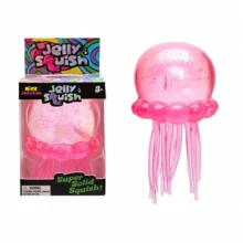 1 Piece Of Anxiety-Relieving Crystal Jellyfish Squishy Stress Toy – Ultra-Soft Slow Rising Squishies Stress-Relief Gadget  Squish, Conical Sensory Stress-Relief Toy (For Adults To Relieve Anxiety), Soft And Elastic Stress-Relief Set, Designed Specifically For Stress Relief. Party Gifts, Stress Relief, Stretching Activity Gifts, Or Decorations. This Stress-Relief Toy For Adults Is A Portable Anxiety-Relief Tool And Also Serves As An Attractive Desktop Decoration. - C - 查看 7