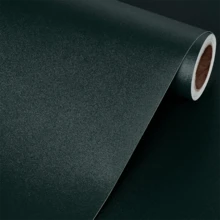 1卷深色墨水乙烯基壁纸,15.7x393.7/118.1/39.3英寸,可撕贴,哑光自粘,纹理,随机图案,易于安装,适用于橱柜、卧室、客厅墙面装饰、家具翻新 - 磨砂墨綠 - 查看 8