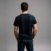 Camiseta Masculina Camisa 100% Algodão Fio 30.1 Confortável Estampa Religiosa Camisa Descolada Varias Cores - Preto - Visão 4