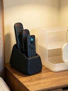 Minimalist Remote Control Holder | Stable & Wide Base Keeps Remote Upright & Visible, Easy To Grab | Compatible With Various Remotes | Suitable For Coffee Table, TV Cabinet, Sideboard, Enhances Home Tidiness - Multicolor - View 8