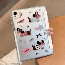Ốp bảo vệ phù hợp với máy tính bảng iPad thế hệ thứ 10, kiểu dáng thời trang không viền với khe cắm bút, mặt lưng acrylic trong suốt cao cấp, chống sốc, chống uốn cong và chống rơi vỡ, kích thước A16. Cũng tương thích với máy tính bảng iPad thế hệ thứ 11, và iPad thế hệ thứ 8 10.2 inch/ thế hệ thứ 9 10.2 inch. - Trong sáng - Xem 6