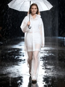 1pc Set Raincoat + Pants Unisex Raincoat And Single Piece Full Body Raincoat. Reusable. Extra Long And Extra Large, Lightweight Material. Suitable For Outdoor Leisure, Hiking, Cycling And Outdoor Activities, Portable Use, Multiple Colors Available - Women's Raincoat - View 7