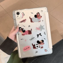 Ốp bảo vệ phù hợp với máy tính bảng iPad thế hệ thứ 10, kiểu dáng thời trang không viền với khe cắm bút, mặt lưng acrylic trong suốt cao cấp, chống sốc, chống uốn cong và chống rơi vỡ, kích thước A16. Cũng tương thích với máy tính bảng iPad thế hệ thứ 11, và iPad thế hệ thứ 8 10.2 inch/ thế hệ thứ 9 10.2 inch. - Trong sáng - Xem 3